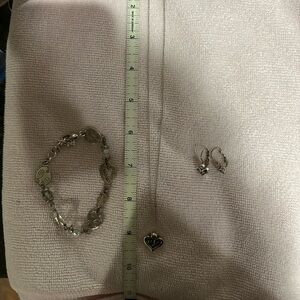 Brighton Jewelry Set, Beautiful!  Necklace & earrings worn once!